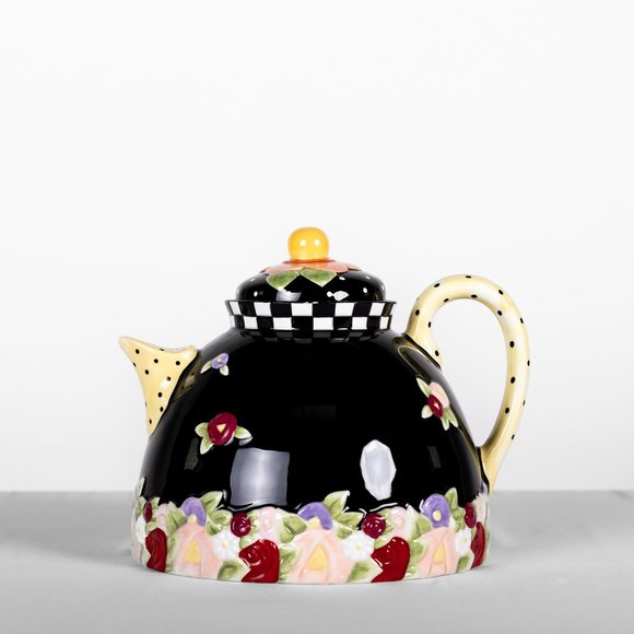 Set of 5 Mary Engelbreit Collectible Tea Pots - Picture 8 of 15